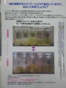 髪質は使っているシャンプー剤で大きく違います